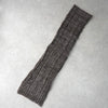 Ralph Lauren Alpaca Wool Low Gauge Long Scarf Gray Brown