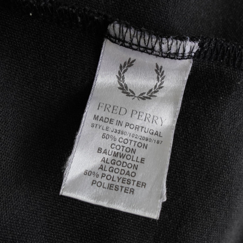 フレッドペリー ヴィンテージ バックビジューロゴ トラックジャケット ブラック - NEWSED