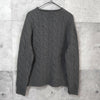ポロ ラルフローレン スモールポニー ボトルネック カシミヤ ウール ケーブル ニット グレー