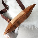 ロエベ アナグラム ショルダーバッグ ブラウン レザー / スエード - NEWSED