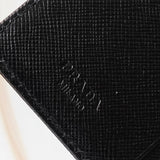 プラダ ナイロン 二つ折り財布 トライアングルロゴ ブラック - NEWSED