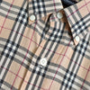 Burberry London Nova 米色格纹短袖衬衫