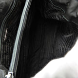 プラダ ポコノ テスート ナイロン ハンドバッグ トライアングルロゴ ブラック - NEWSED