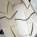 ボッテガ ヴェネタ アルコ マキシイントレチャート トートバッグ ブラック - NEWSED