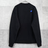 Maison Kitsune x Ader Error 黑色狐狸标志刺绣圆领卫衣