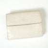 Louis Vuitton Epi Ludlow 白色象牙色双折钱包