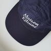 Maison Kitsune logo embroidered cap in navy
