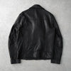 ビバスタジオ 本革 ソフトレザー ダブル ライダースジャケット レザージャケット ブラック メンズ