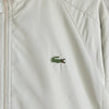 ラコステ バックロゴ ブルゾン ナイロンジャケット ロゴパッチ オフホワイト