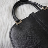 グッチ ジャッキー レザー ハンドバッグ ブラック - NEWSED