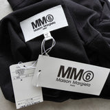 エムエムシックス メゾンマルジェラ バックオープン タンクトップ ノースリーブ ブラック レディース タグ付き未使用品 - NEWSED