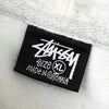 Stussy 徽标刺绣连帽衫 浅灰色