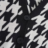 Lauren Ralph Lauren Houndstooth Cardigan White/Black