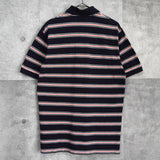 ナイキ ボーダー 半袖ポロシャツ ブラック / オレンジ - NEWSED