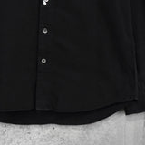 フレッドペリー ロゴ 長袖シャツ ブラック - NEWSED