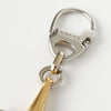 Gucci Horsebit Keychain Charm in Silver and Gold