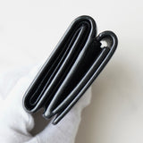 バレンシアガ エブリデイ レザー 三つ折り財布 コンパクトウォレット ブラック - NEWSED