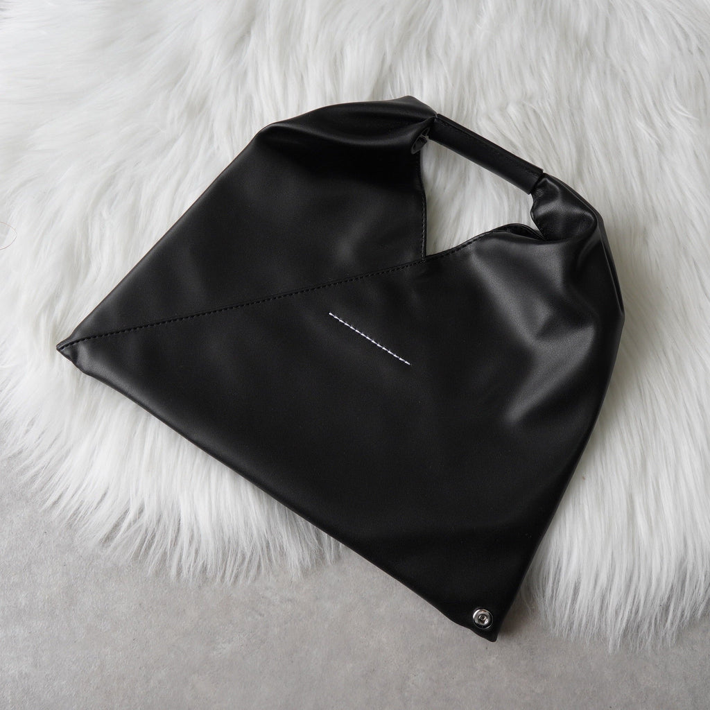 MM6 Maison Margiela 日本包迷你皮革手提包黑色