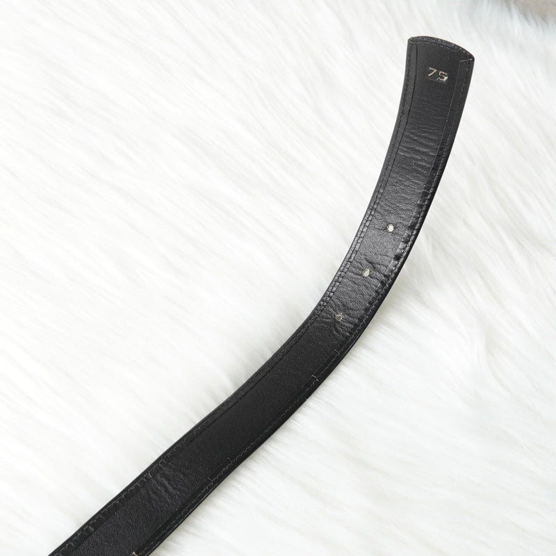 セリーヌ ヴィンテージ 輪馬車 サルキー レザー ベルト ブラック レディース - NEWSED