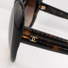 棕色 Chanel 渐变玳瑁色太阳镜