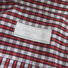 プラダ ギンガムチェック柄 長袖シャツ フォーマル メンズ レッド / ホワイト