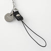 Prada Skull Charm Key Ring Keychain Silver