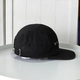 エムエムシックス メゾンマルジェラ スタッズ ロゴ ベースボール キャップ 帽子 ブラック - NEWSED