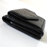 メゾン マルジェラ 四つタグ レザー 三つ折り財布 ブラック - NEWSED