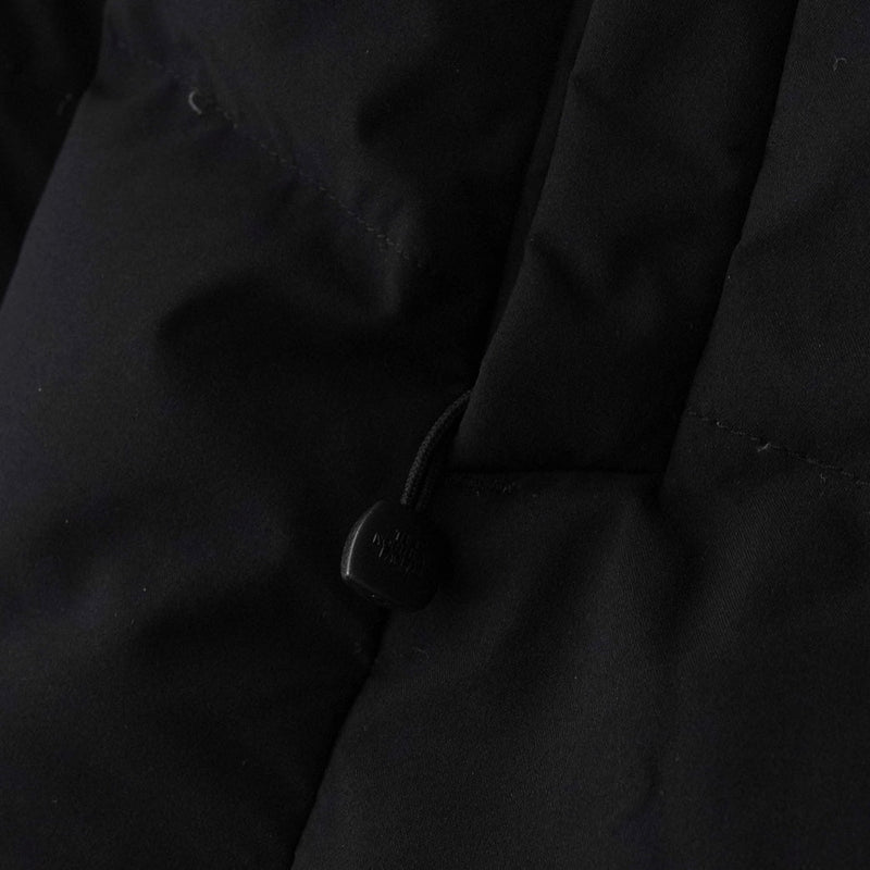 ザ ノースフェイス ドライベント ロゴ ロング丈 ダウンジャケット ダウンコート ブラック - NEWSED