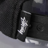 ステューシー ロゴ キャップ ブラック - NEWSED