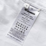 ジルサンダー マオカラー 変形袖 長袖シャツ ホワイト - NEWSED