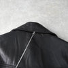 ビバスタジオ 本革 ソフトレザー ダブル ライダースジャケット レザージャケット ブラック メンズ