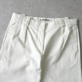 アクネ ストゥディオズ コットンパンツ アイボリー - NEWSED