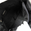 Prada Pocono Tessuto Nylon/Leather Triangle Plate Shoulder Bag in Black