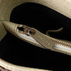 Celine Boogie Macadam Canvas/Leather Handbag Brown/Ivory