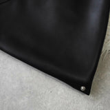 エムエムシックス メゾン マルジェラ レザー ジャパニーズバッグ スモール クラシック ハンドバッグ ブラック - NEWSED