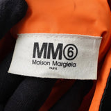 エムエムシックス メゾン マルジェラ ナイロン ジャパニーズバッグ スモール ハンドバッグ ブラック / オレンジ - NEWSED