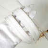 Chanel Coco Mark Caviar Leather Chain Shoulder Bag Tote Bag White