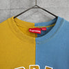 Supreme Logo 双色运动衫（黄/蓝）