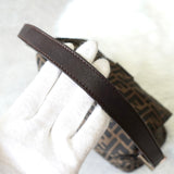 フェンディ マンマバケット ズッカ キャンバス / レザー ワンショルダーバッグ ブラウン - NEWSED