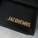 ジャックムス バンビーノ ラージ ショルダーバッグ ハンドバッグ ブラック - NEWSED