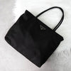 Prada Pocono Tessuto Handbag Tote Bag Triangle Logo Black