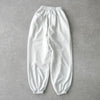 ウアロン ロゴ ジョガースウェットパンツ ホワイト レディース