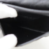 ボッテガ ヴェネタ イントラチャート レザー 二つ折り財布 ウォレットバック ブラック - NEWSED