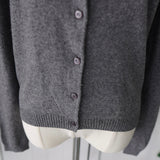 バーバリー ロンドン カーディガン ホースロゴ 刺繍 グレー - NEWSED