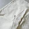 Ami Paris Heavyweight Painted Work Pants, Ivory