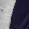 Lacoste 海军蓝绒面徽标短袖 Polo 衫