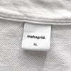 マハグリッド ハーフジップ スウェット グレー
