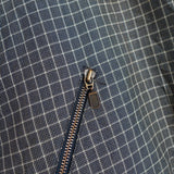 ラコステ リバーシブル ブルゾン スタジャン ロゴパッチ チェック柄 グリーン/カーキ - NEWSED