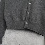 プレイ コムデギャルソン ハートロゴ カーディガン グレー レディース - NEWSED